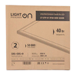 Панель ультратонкая светодиодная LightPhenomenON LT-UTP-02-IP40-40W-6500К 4E комплект с драйвером - Светильники - Для общественных зданий - Магазин электротехнических товаров Проф Ток